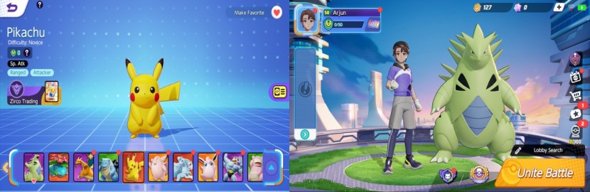 Pokémon UNITE online free